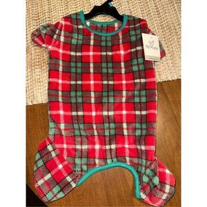 Pet Posse Flannel Dog Romper Sweater Size Large 18”